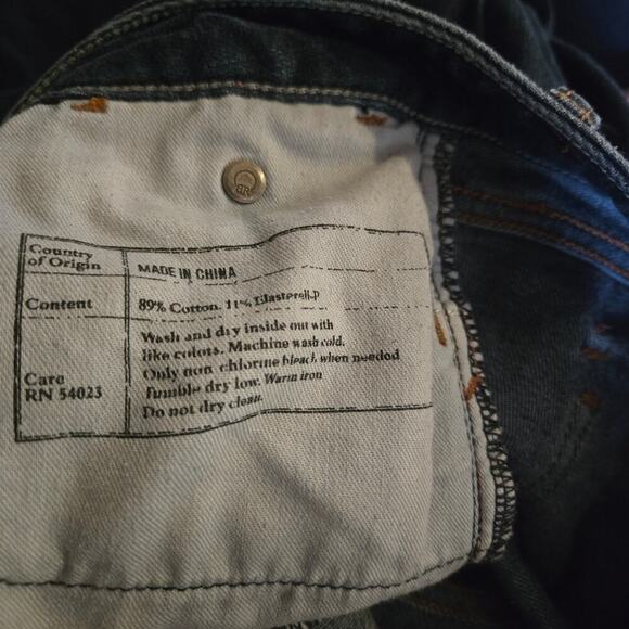 Banana Republic 26P Bootcut Flap Pocket Jeans Blue Low Rise - Picture 12 of 13